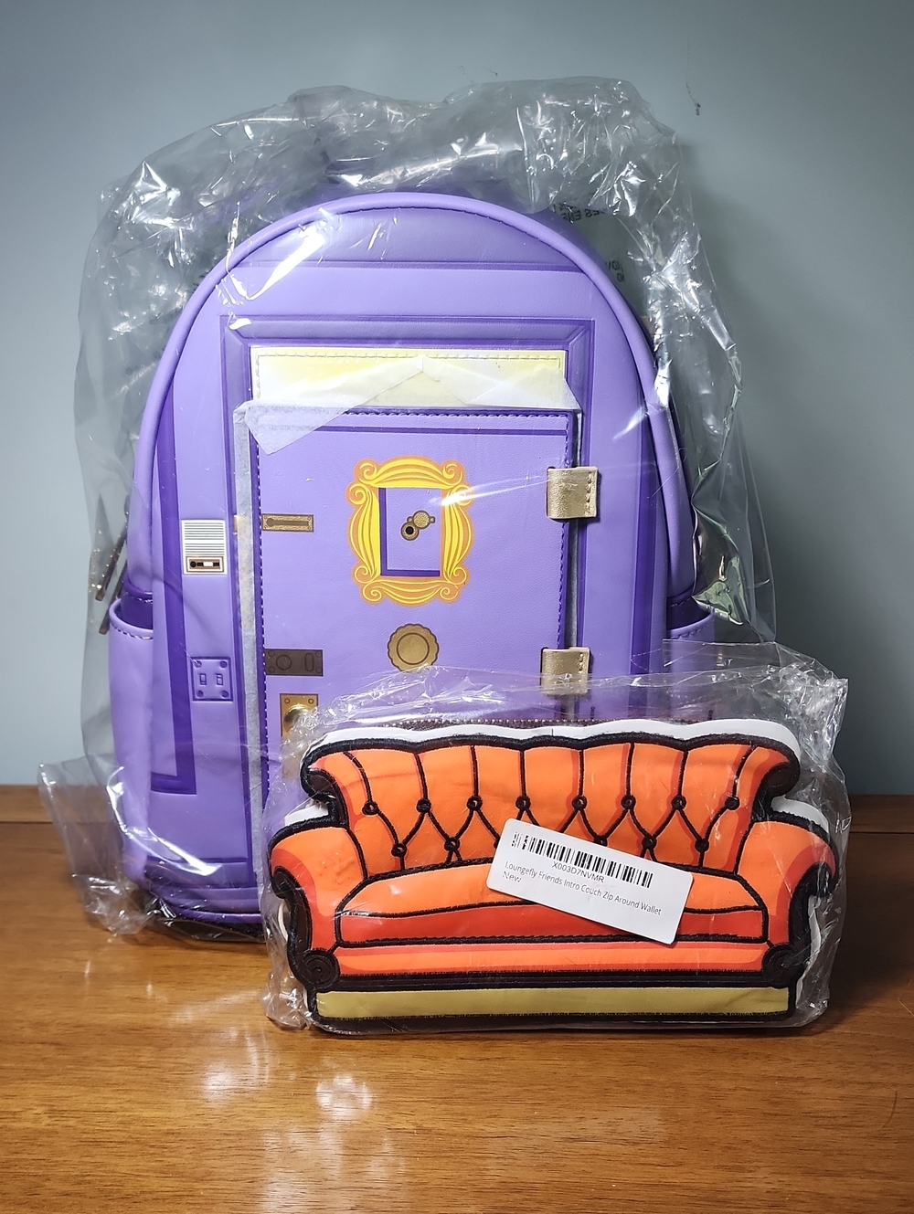 Loungefly Friends TV Series Backpack & Wallet NEW